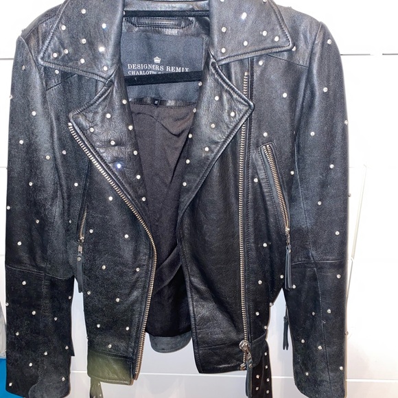 Studded leather jacket - Picture 2 of 4